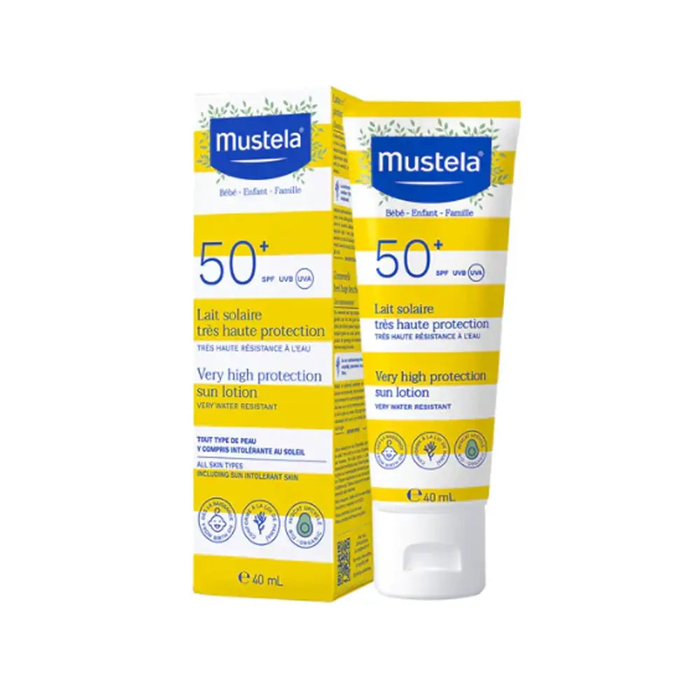Mustela Lait Solaire Très Haute protection SPF50+ 40 ml