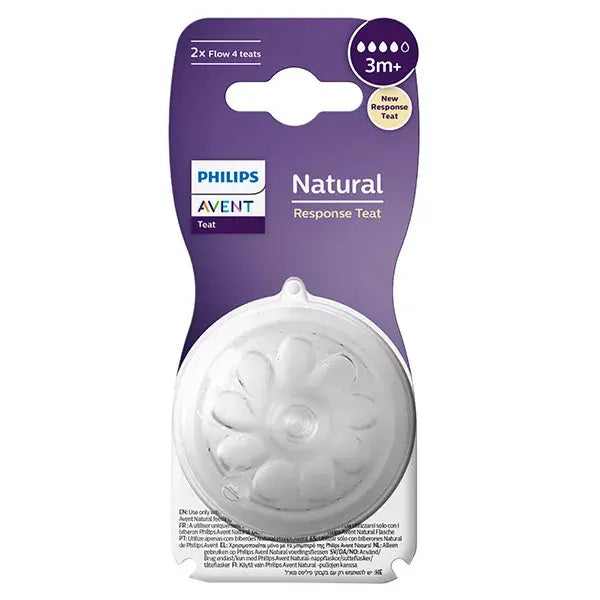 Avent Lot de 2 Tétines Natural Response 3M+