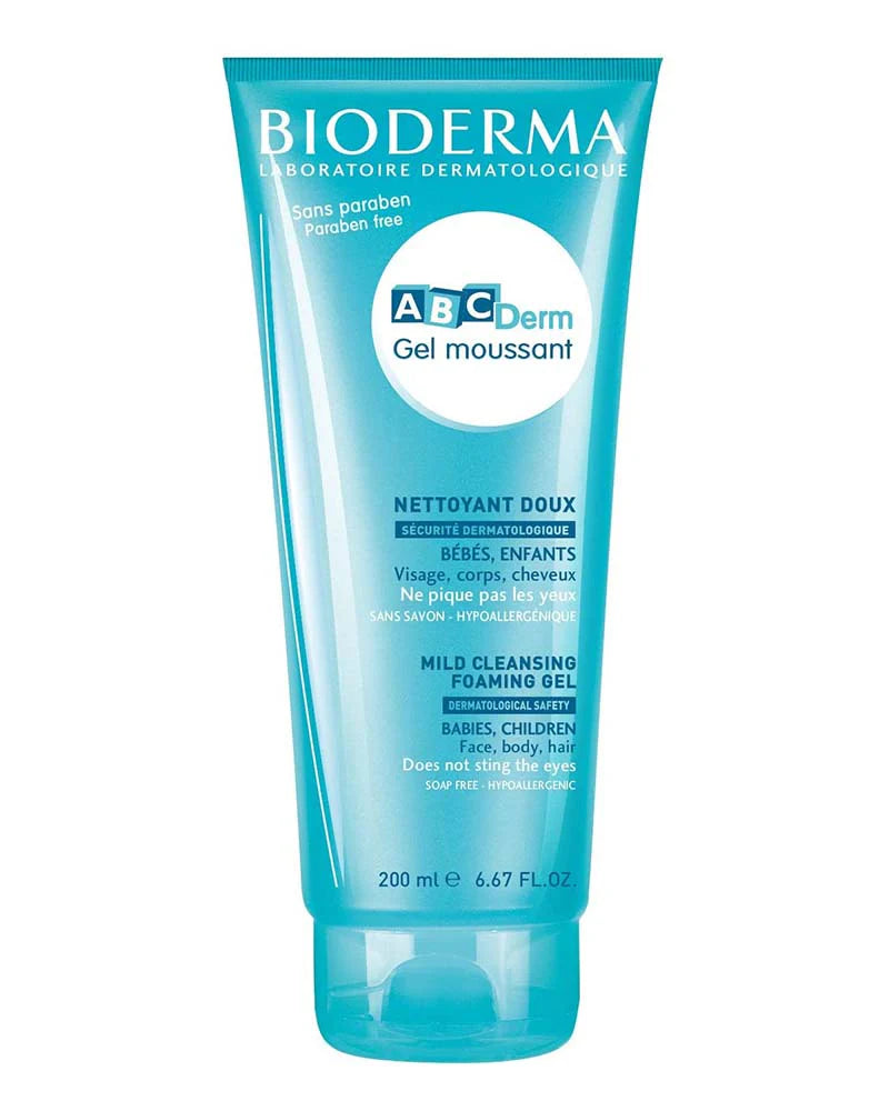 ABCderm Gel Moussant nettoyant doux 200ml