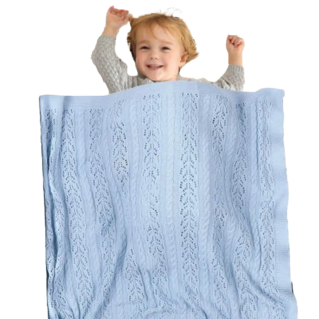 Couverture Flower Creme