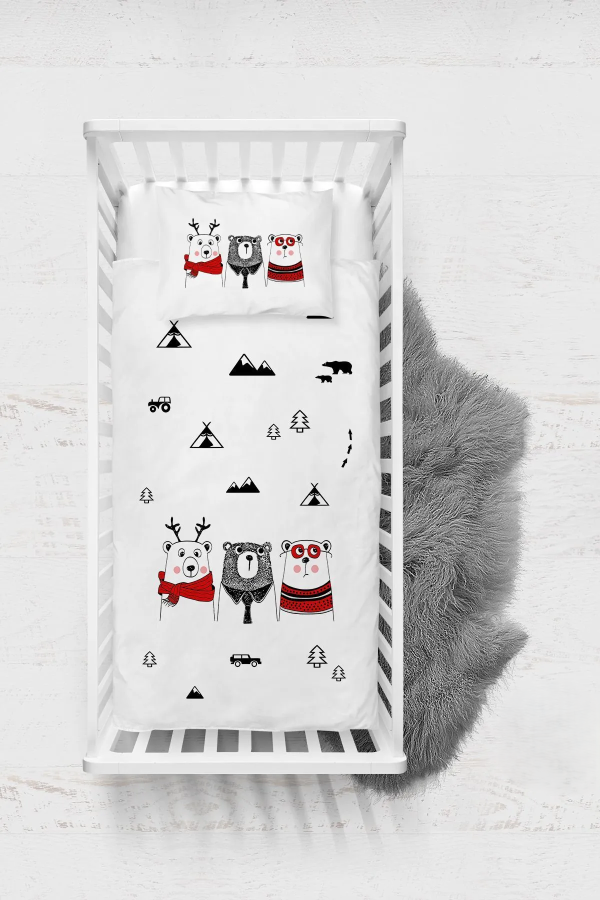 Housse de couette LIL 3 Bears