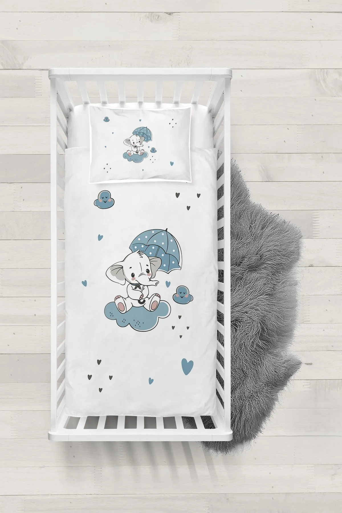 Housse de couette Cloudy Elephant