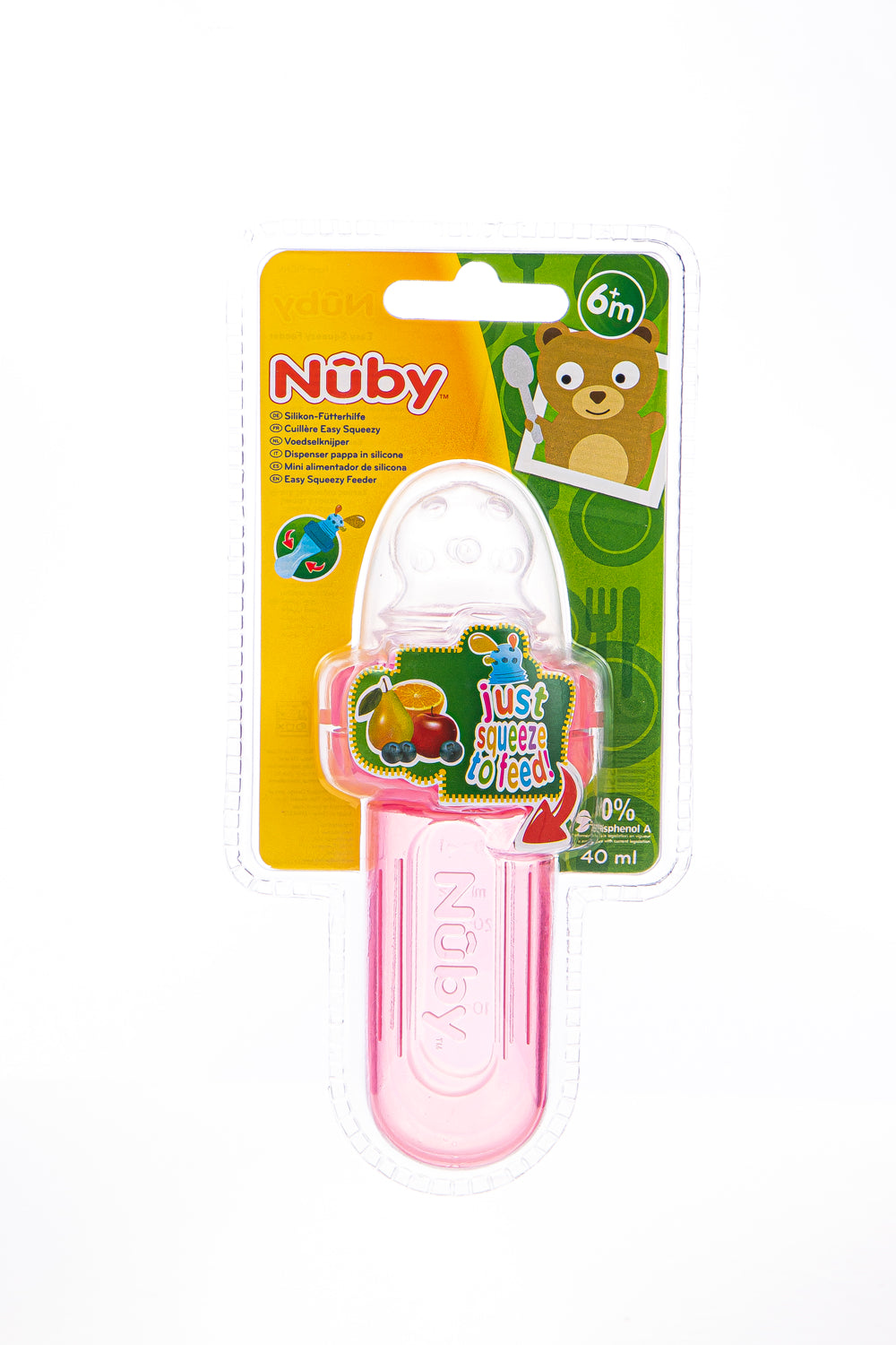 Grignoteur Nibbler pour fruits et biscuits 100% Siliconne +6mois - Nûby