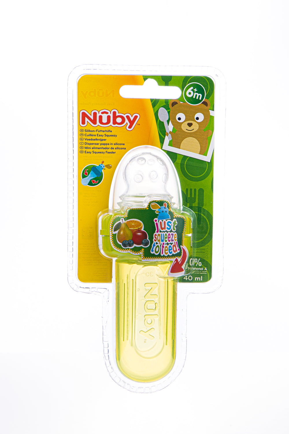 Grignoteur Nibbler pour fruits et biscuits 100% Siliconne +6mois - Nûby