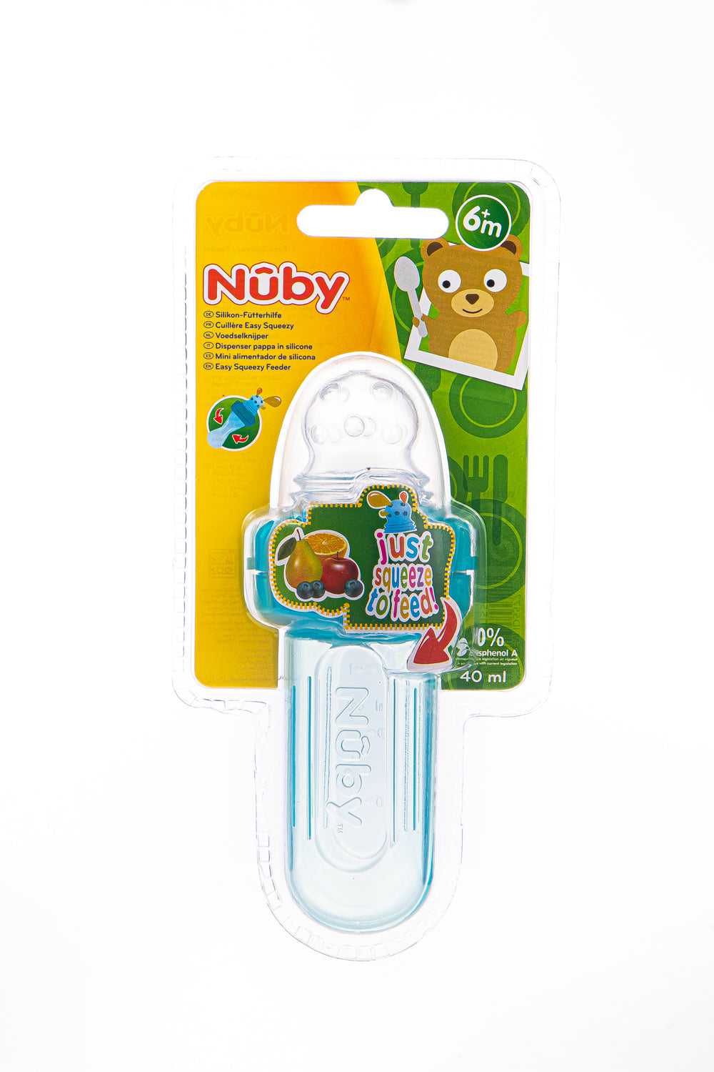 Grignoteur Nibbler pour fruits et biscuits 100% Siliconne +6mois - Nûby