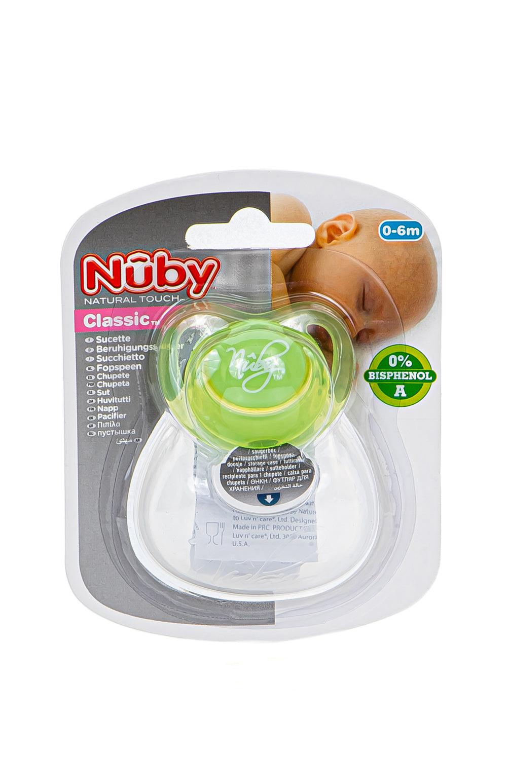 Sucette en silicone orthodontique - Nûby