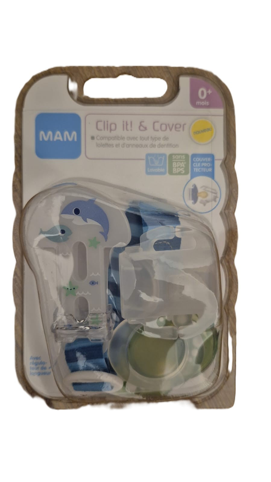 Kit Biberon MAM anticolic 260 ml vert eau + 2 sucettes Air 0-6 M + attache sucette offert