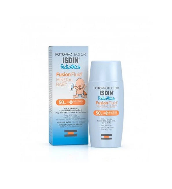 ISDIN Fotoprotecteur Fusion Fluid mineral bébé Pediatrics SPF50+ 50ml