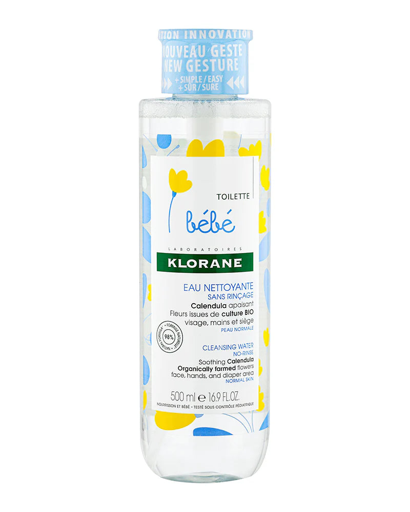 Klorane Bb Eau nettoyante sans rinçage 500 Ml
