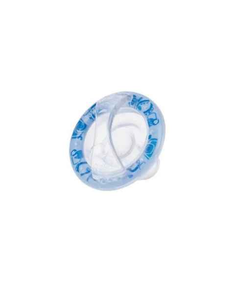 Sucette 100% silicone Surmoulé Natural Flex Cerise 0-6mois - Nûby