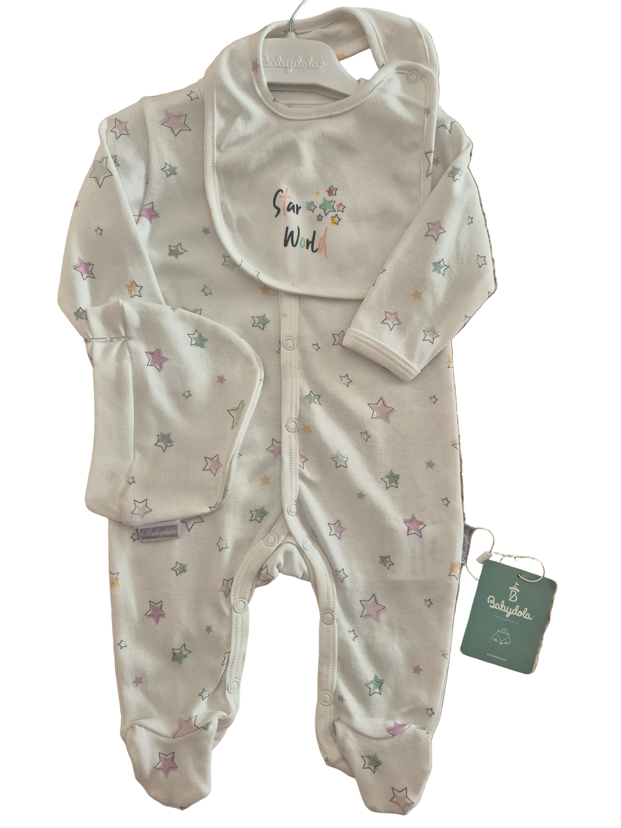 Ensemble Etoile blanc cassé