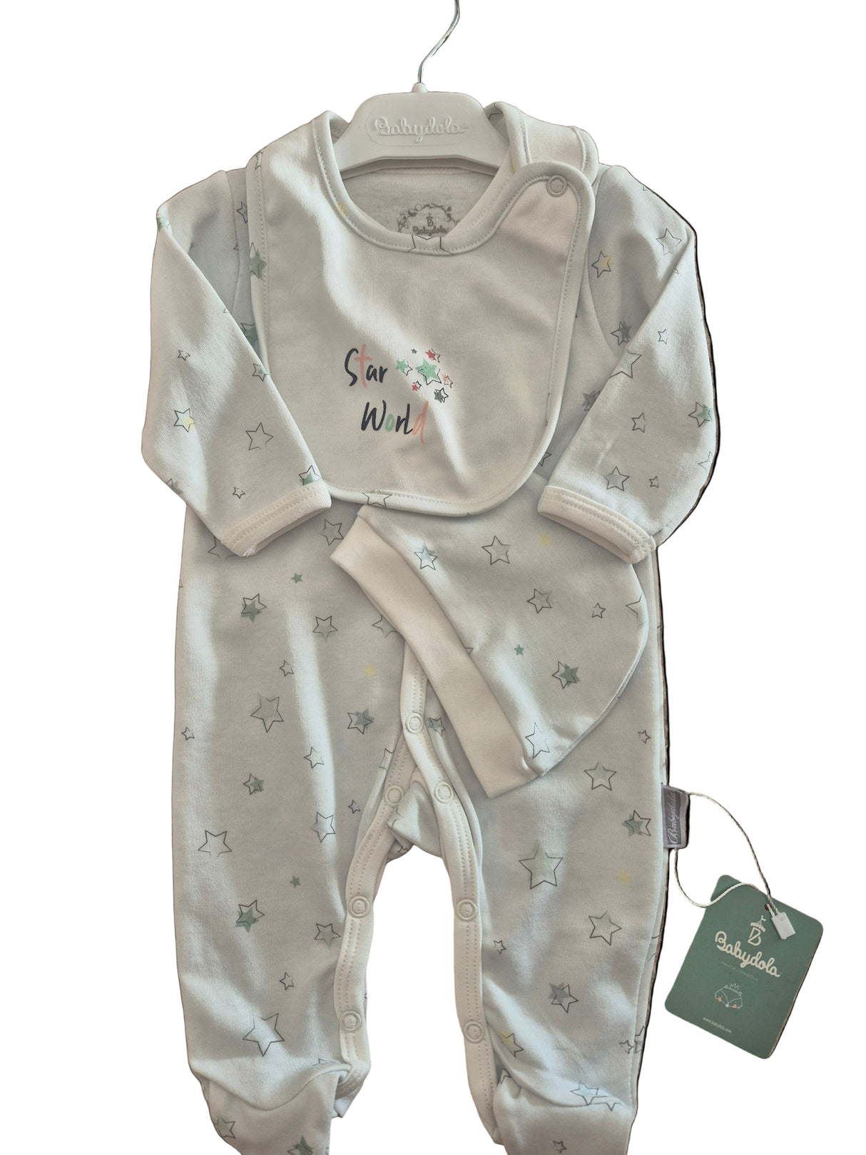 Ensemble Etoile bleu clair