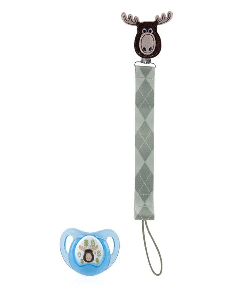 Sucette confort avec attache-sucette Elan Nûby