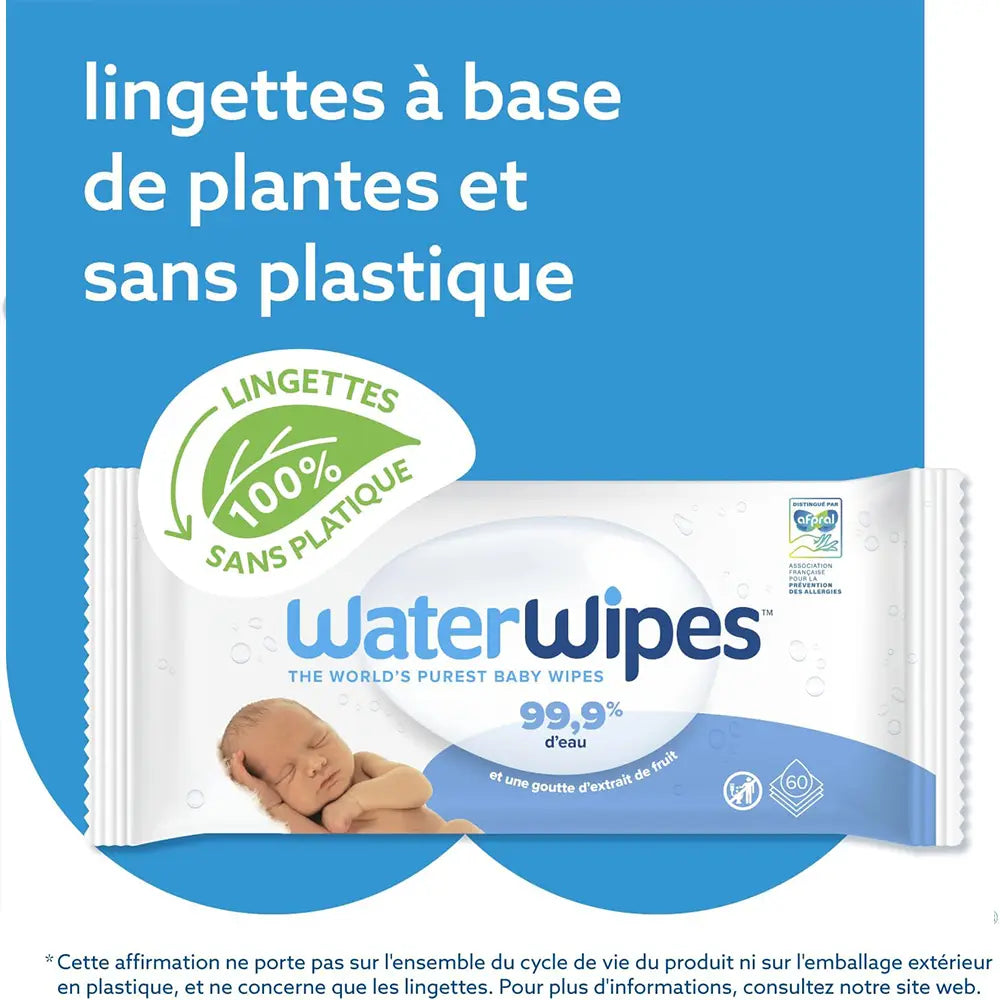 WaterWipes lingettes 60pcs