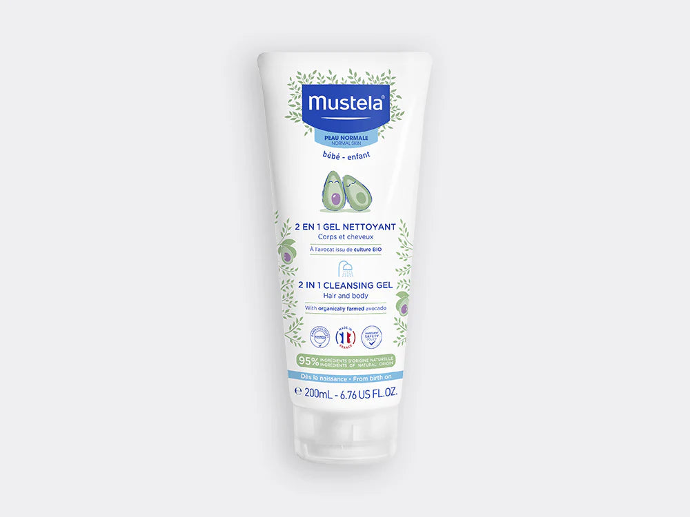 Mustela 2-en-1 Corps et cheveux 200 ml