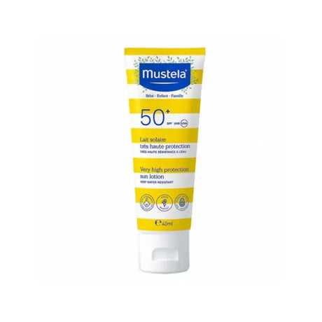 Lait solaire Mustela SPF50+ très haute protection, tube 40 ml