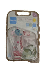 Kit Biberon MAM anticolic 260 ml rose + 2 sucettes Air 0-6 M + attache sucette offert