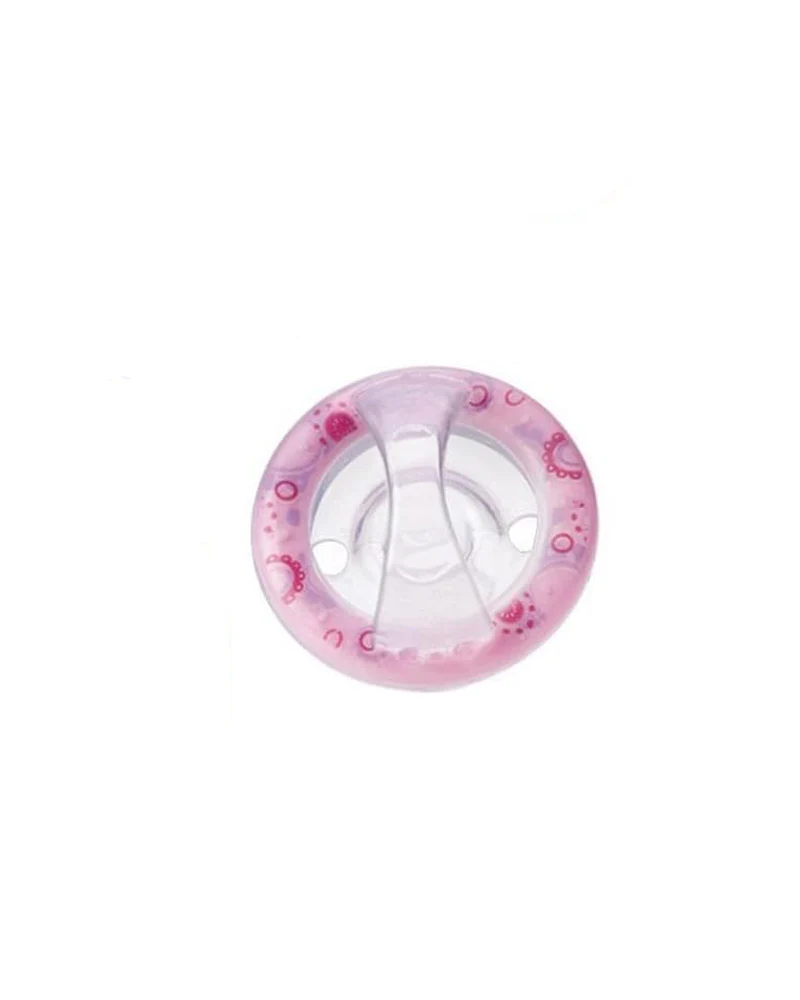 Sucette 100% silicone Surmoulé Natural Flex Cerise  0-6mois - Nûby