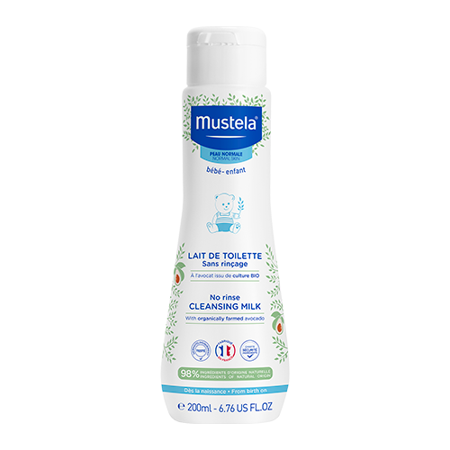 Mustela Lait de toilette sans rinçage 200 ml