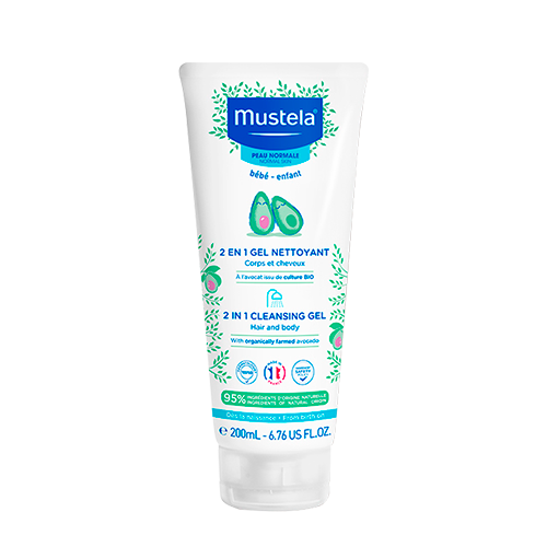Mustela 2-en-1 Corps et cheveux 200 ml