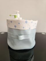 Panier bleu rond étoile bleu