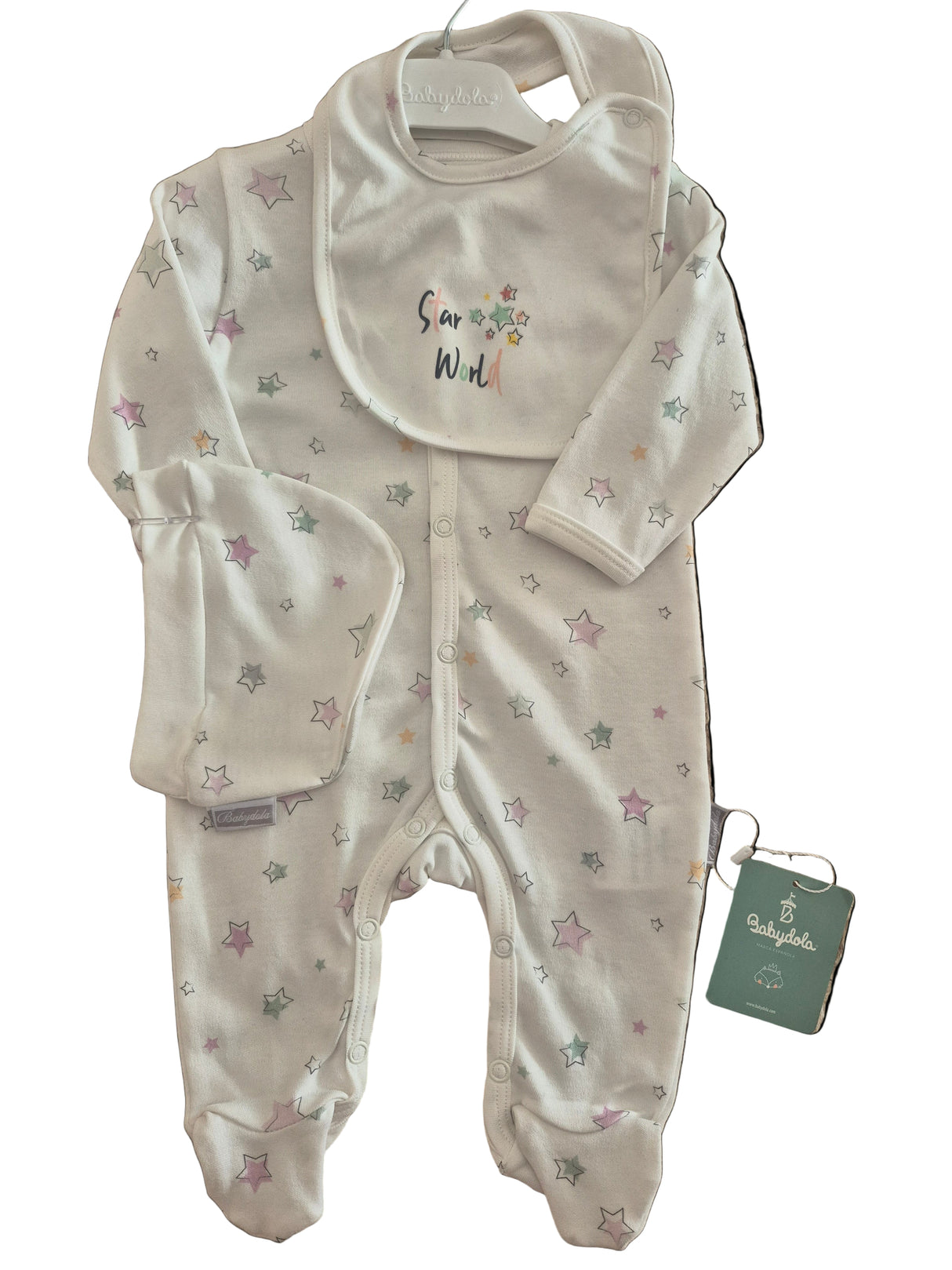 Ensemble Etoile blanc cassé