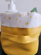 Panier jaune rond étoile jaune