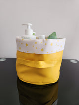 Panier jaune rond étoile jaune