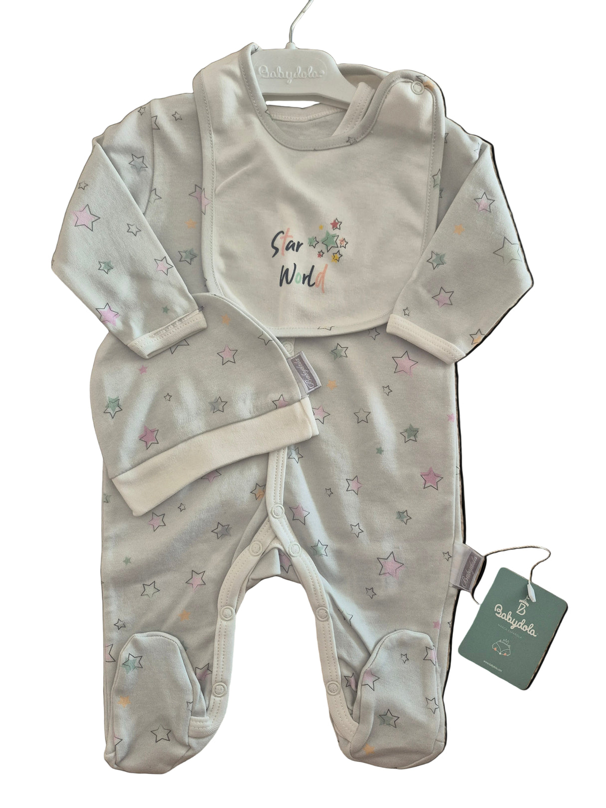 Ensemble Etoile gris