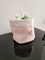 Panier rose rond étoile rose