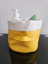 Panier jaune rond étoile jaune