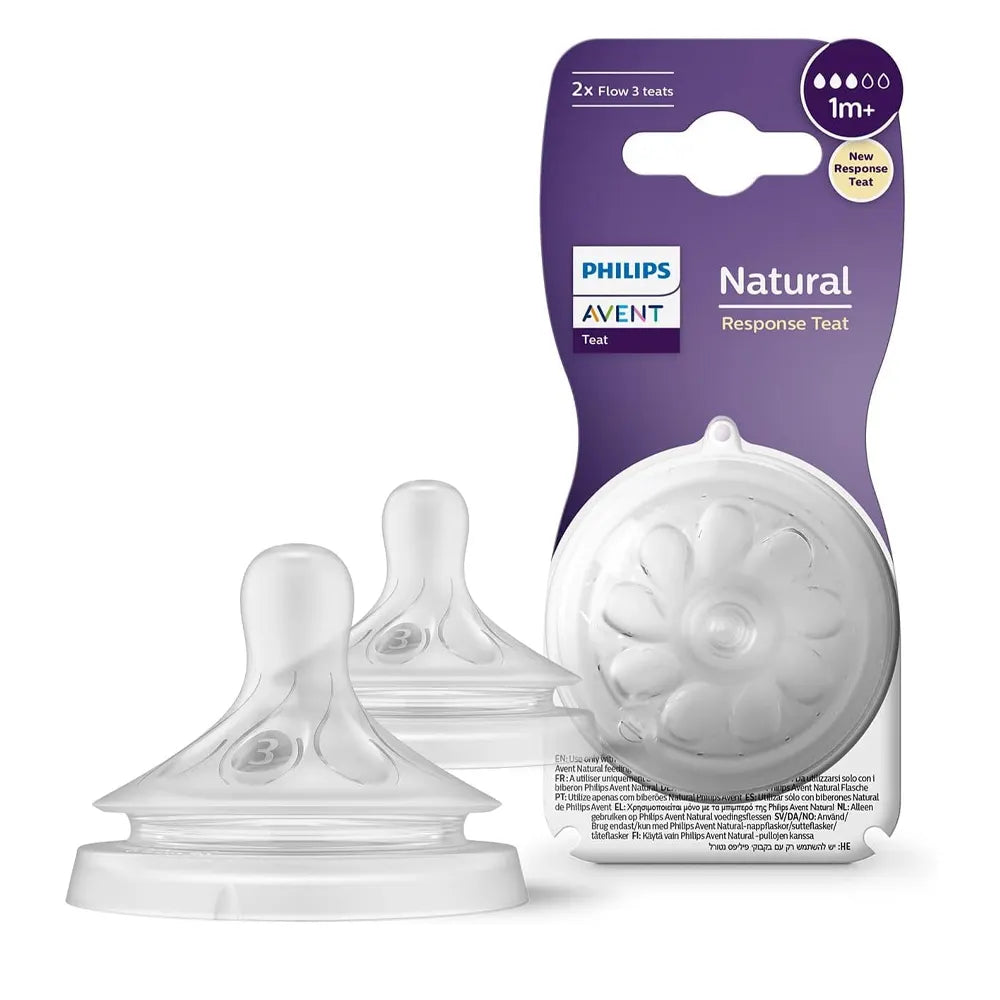 Avent Lot de 2 Tétines Natural Response  1M+